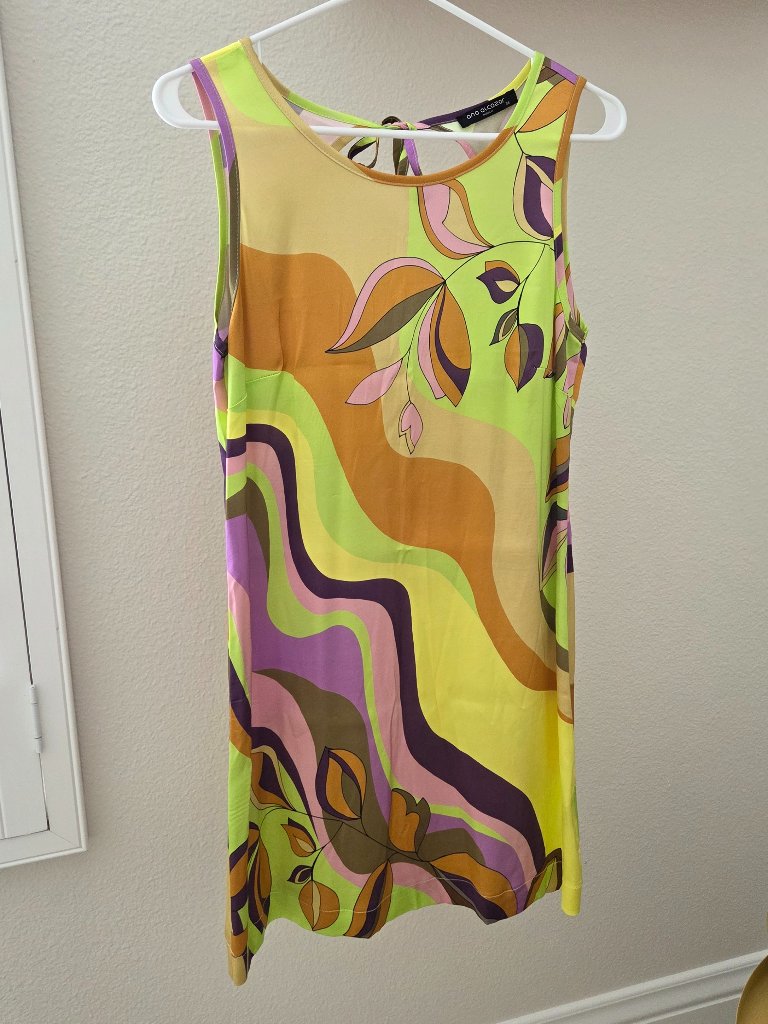 Ana Alcazar Printed Sleeveless Mini Summer Dress Size 36